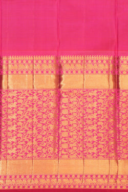 Image of Kanchipattu Kattam Green Saree