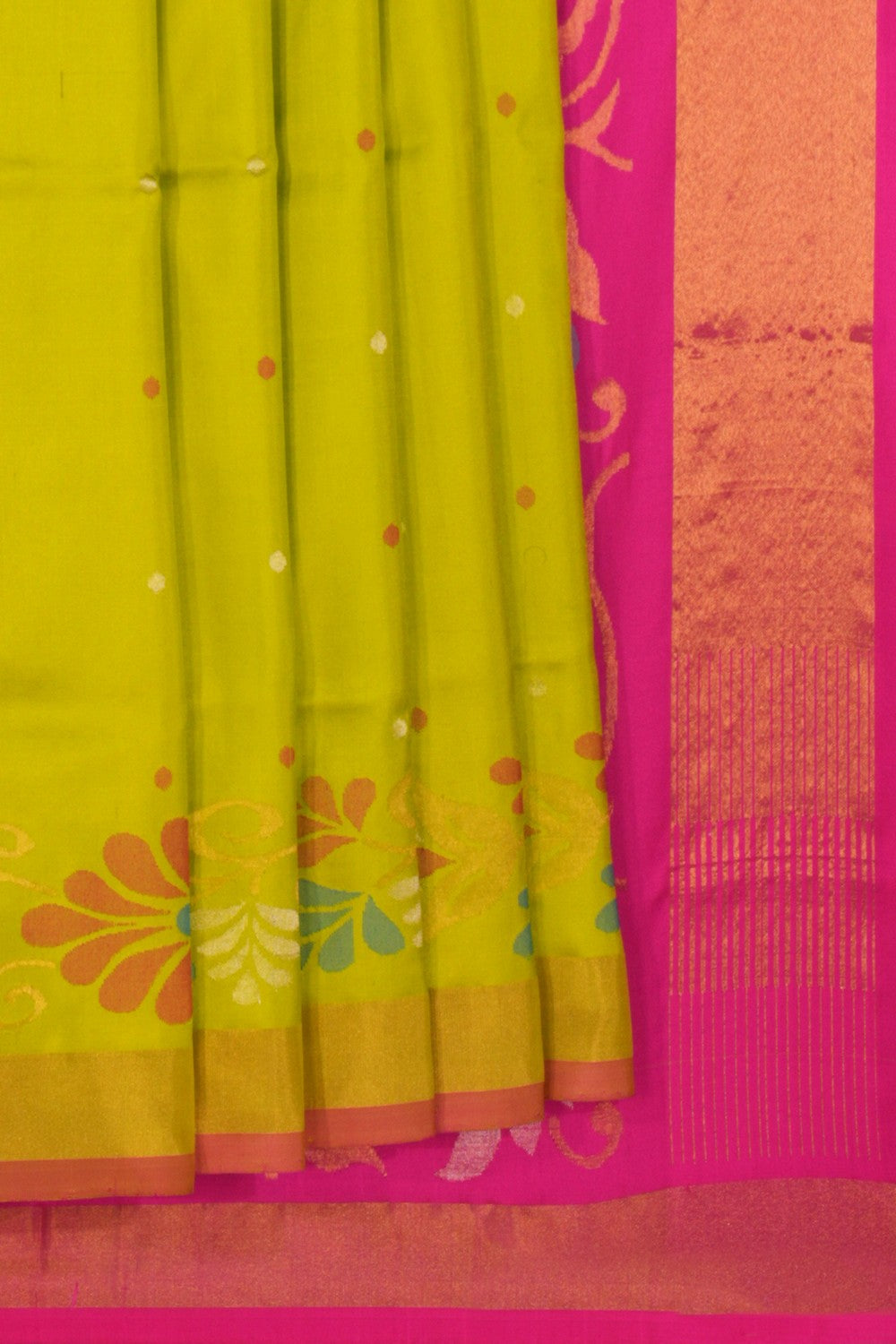 Uppada Silk Green Saree