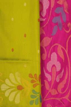 Image of Uppada Silk Green Saree