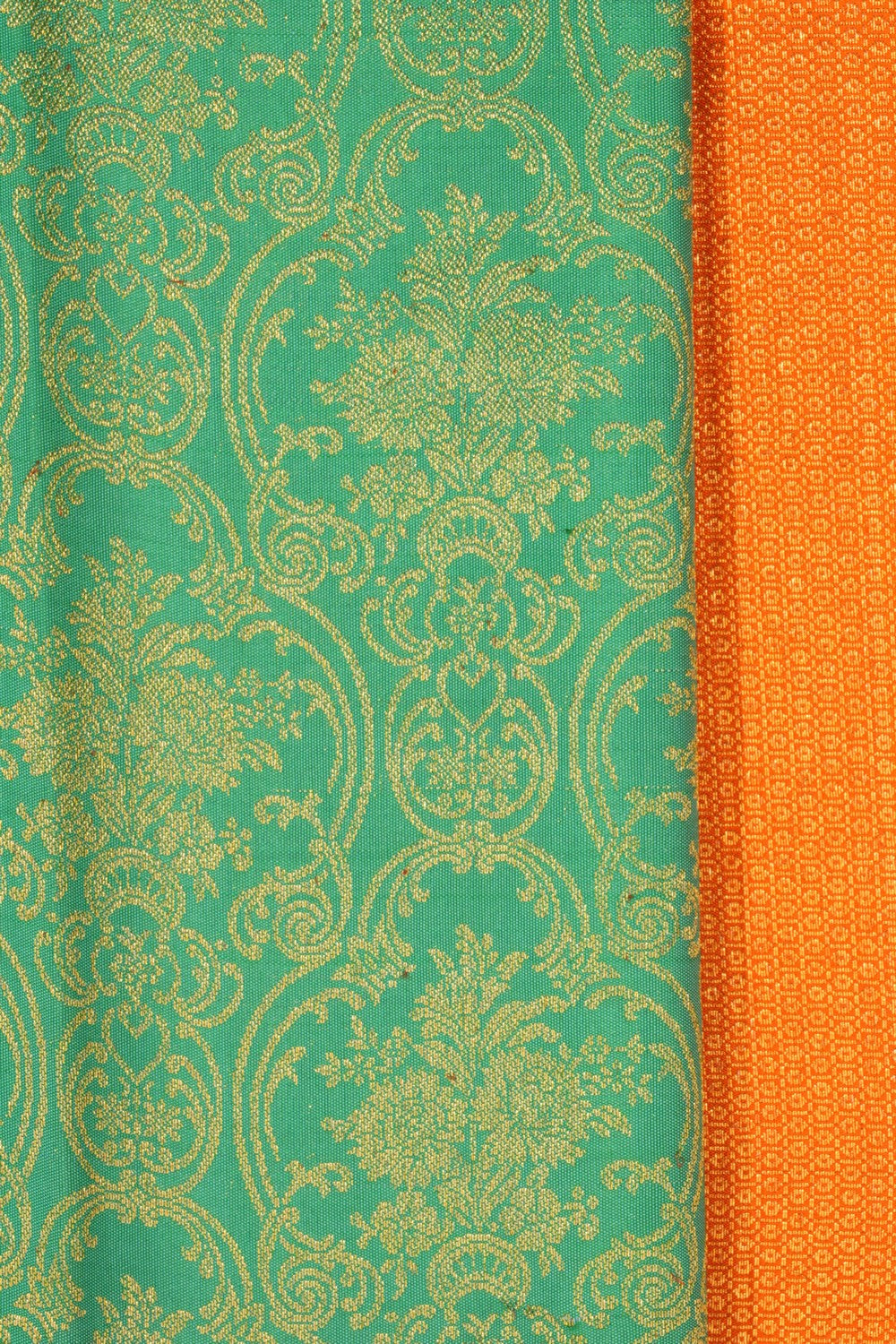 Kanchipattu Brocade Sea Green Saree