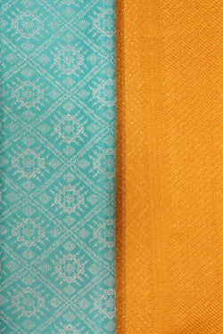 Image of Kanchipattu Brocade Blue Saree