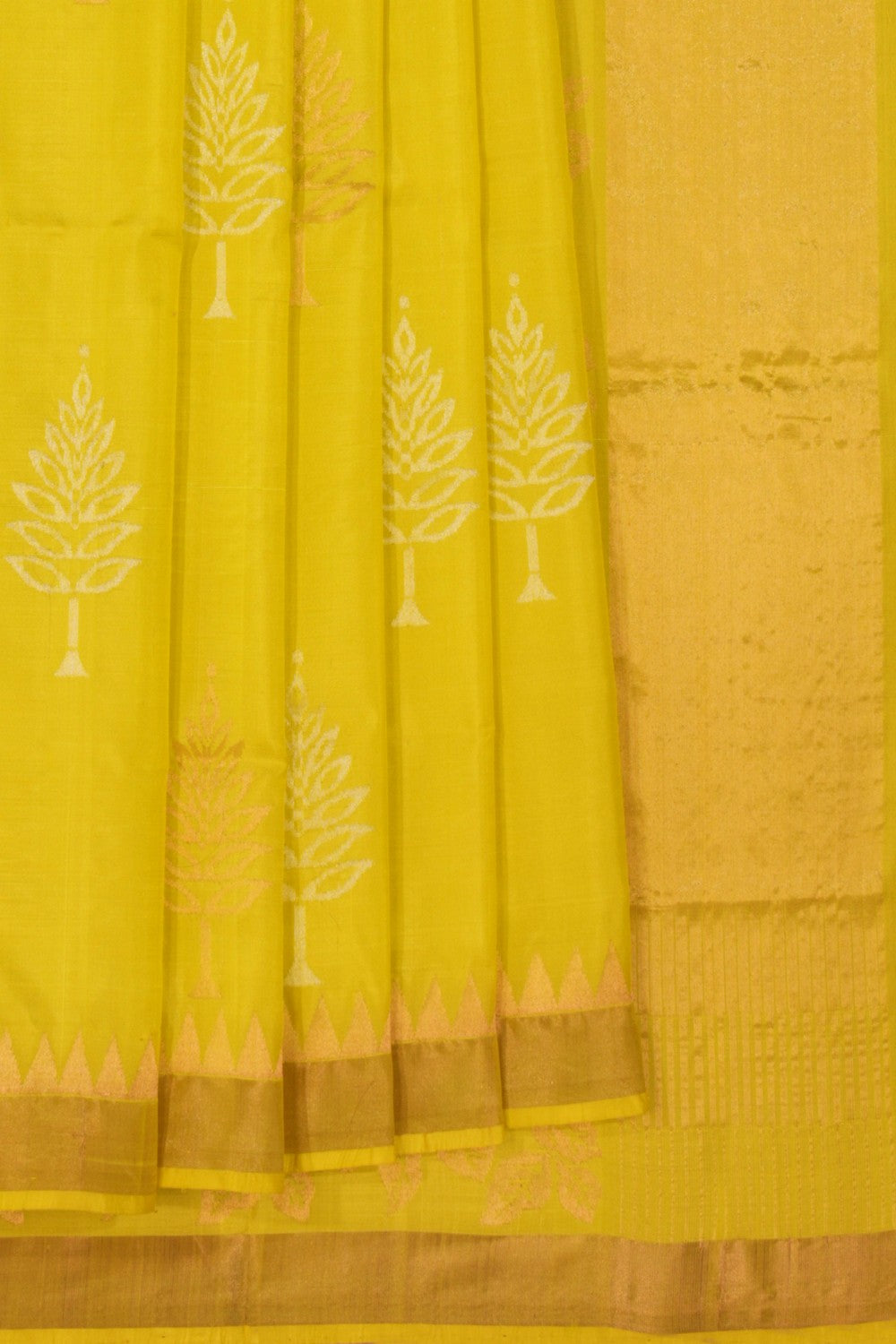 Uppada Silk Spring-Yellow Saree