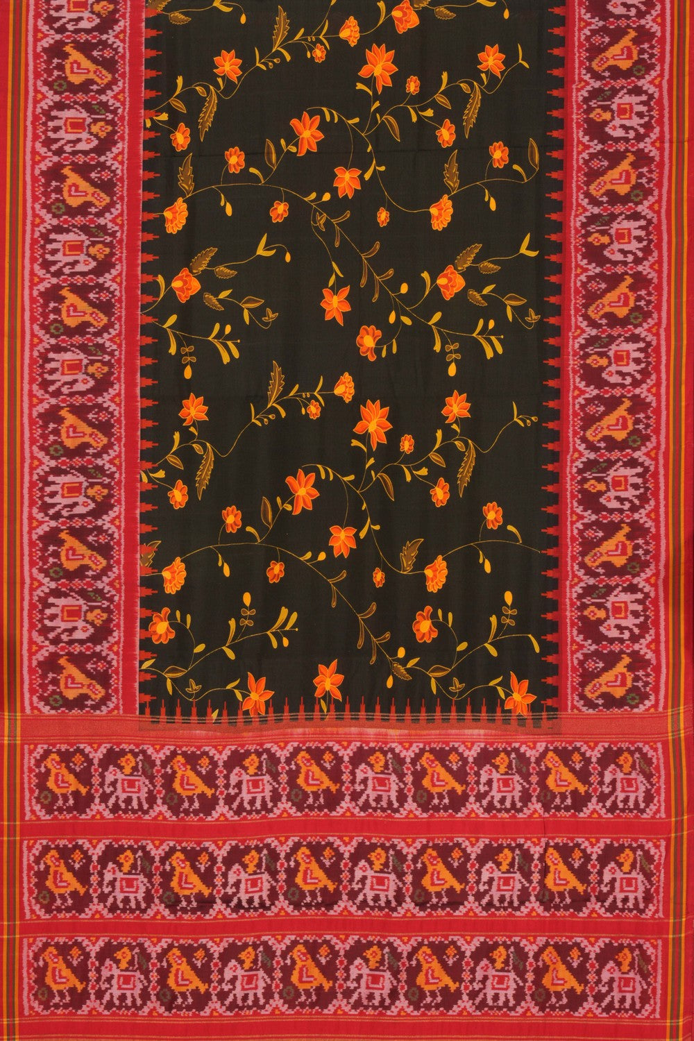 Rajkot Patola Silk Floral Saree