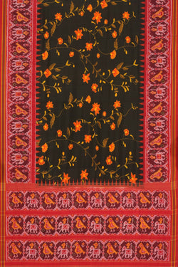 Image of Rajkot Patola Silk Floral Saree