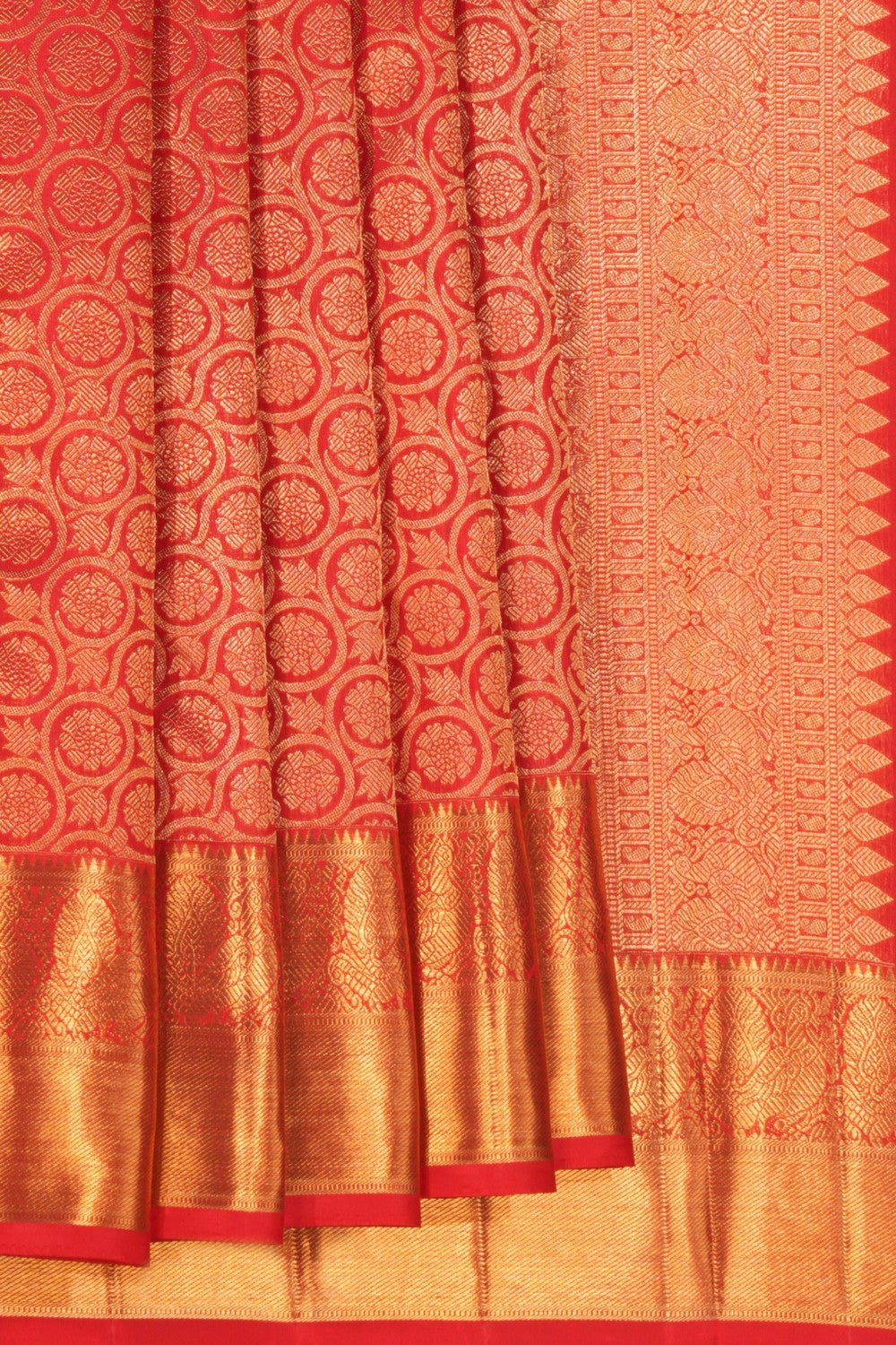 Kanchipuram Silk Red Saree