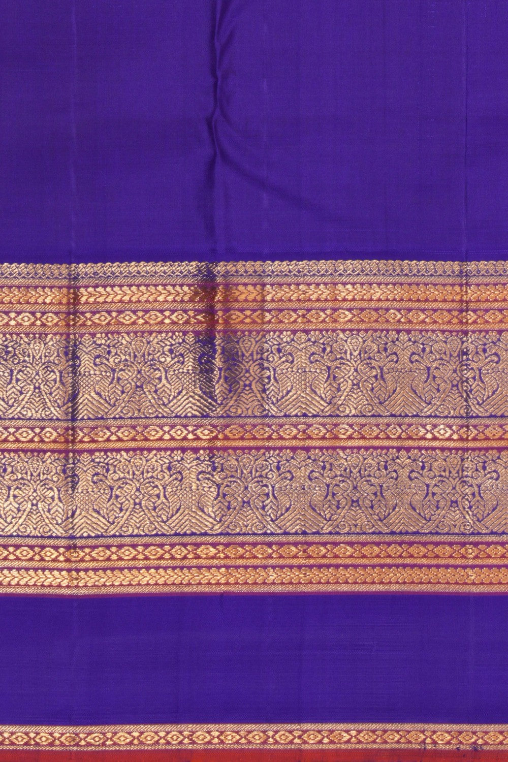 Kanchipuram Silk Peach Saree