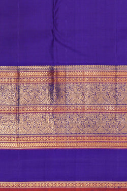 Image of Kanchipuram Silk Peach Saree