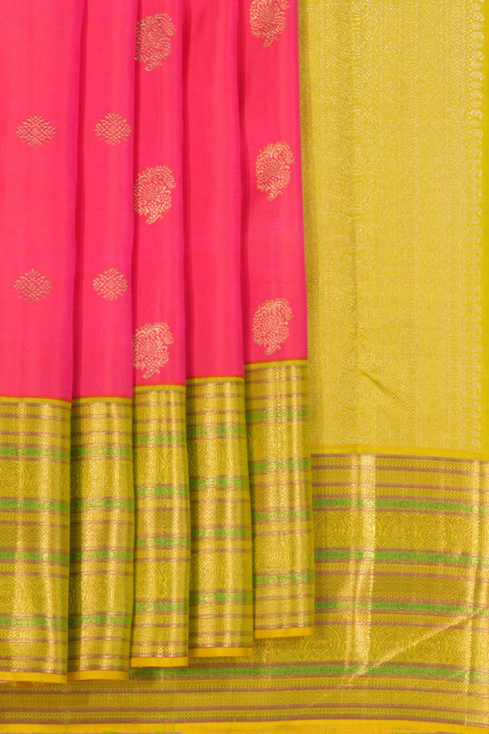 Arani Silk Pink Saree