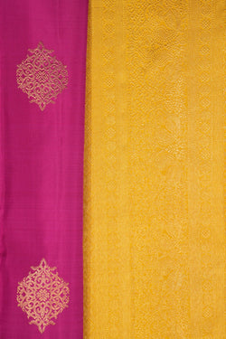 Image of Arani Silk Magenta Pink Saree