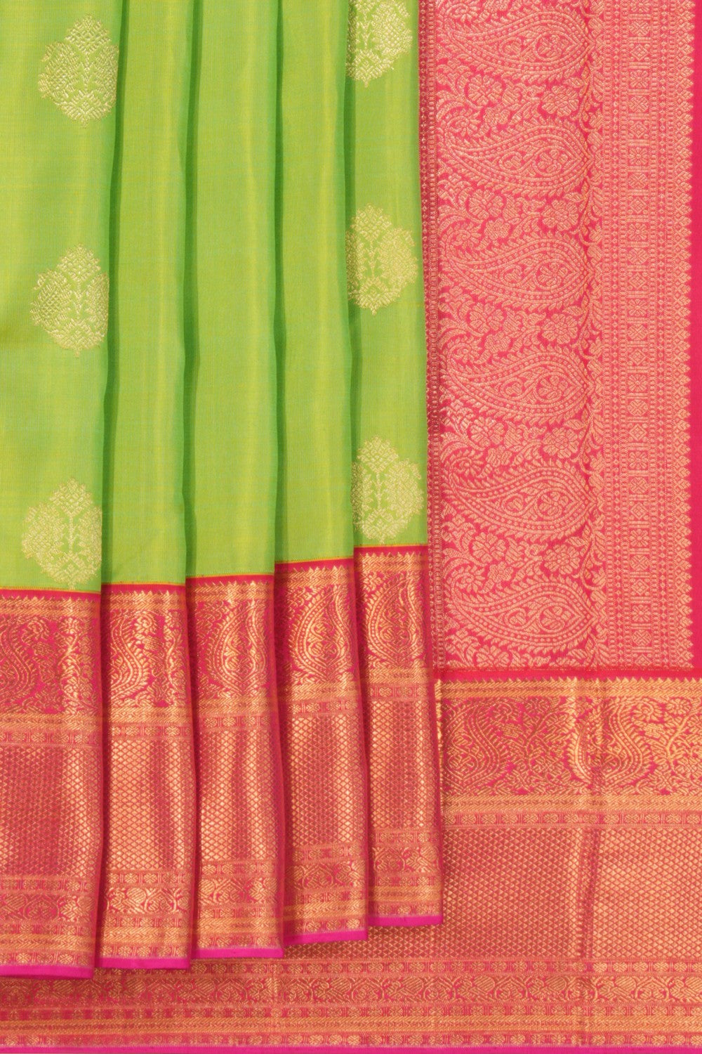 Arani Silk Green Saree