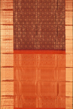 Image of Kanchipattu Brocade Maroon Saree