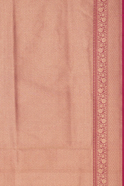 Image of Banarasi Silk Gorgeous Caramel-Brown Saree