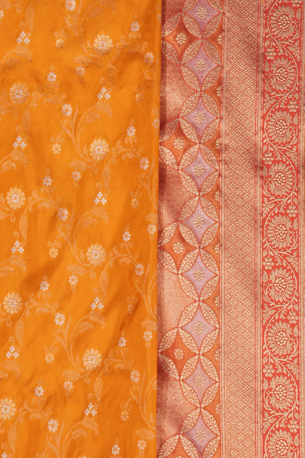 Banarasi Silk Mustard Saree