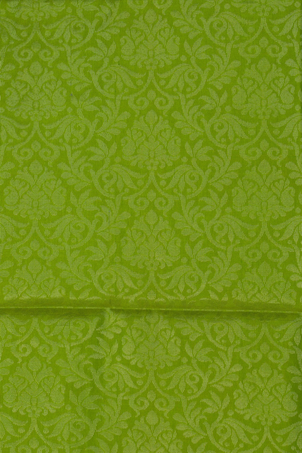 Image of South Silk Brocade Green Saree