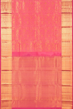 Image of Kanchipattu Brocade Pink Saree