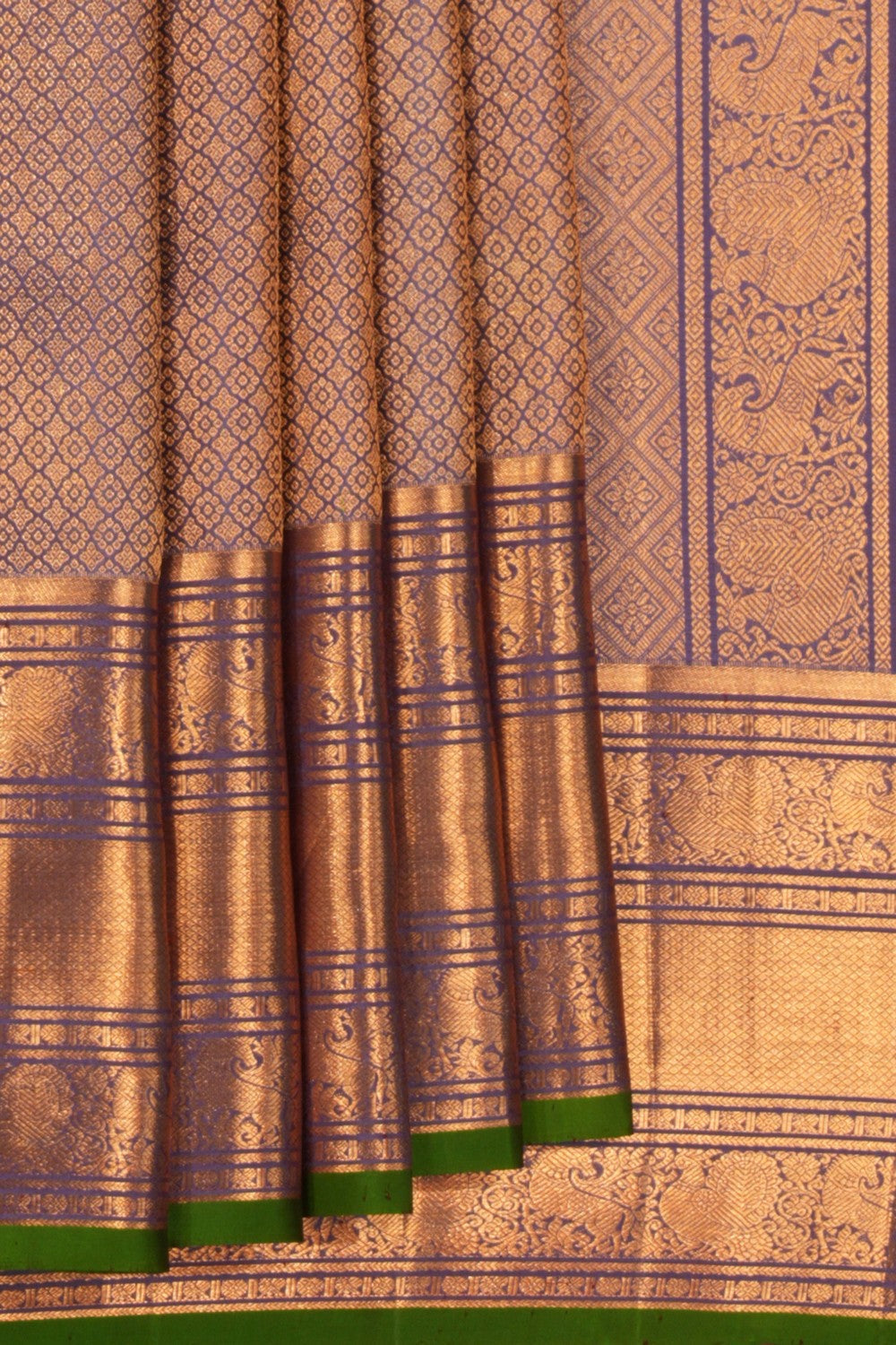 Kanchipattu Brocade Purple Saree