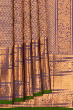 Image of Kanchipattu Brocade Purple Saree