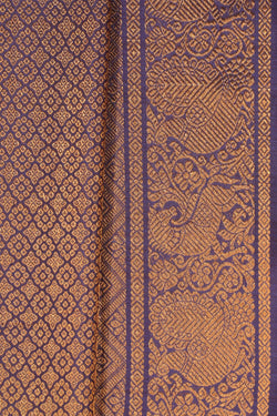 Image of Kanchipattu Brocade Purple Saree