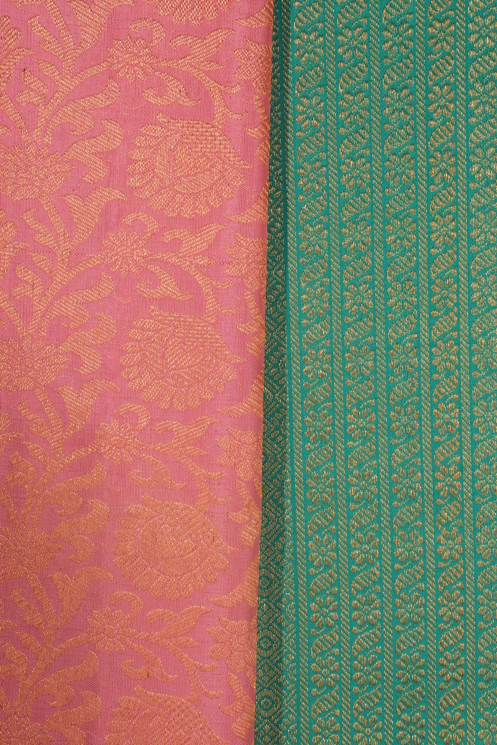 Kanchipattu Brocade Pink Saree