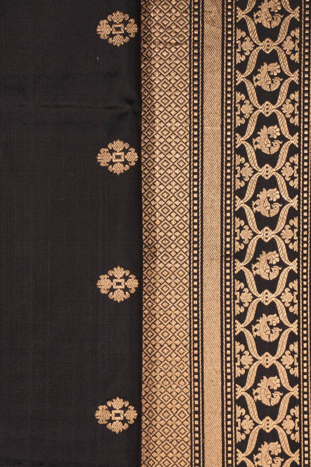 Banarasi Silk Black Saree