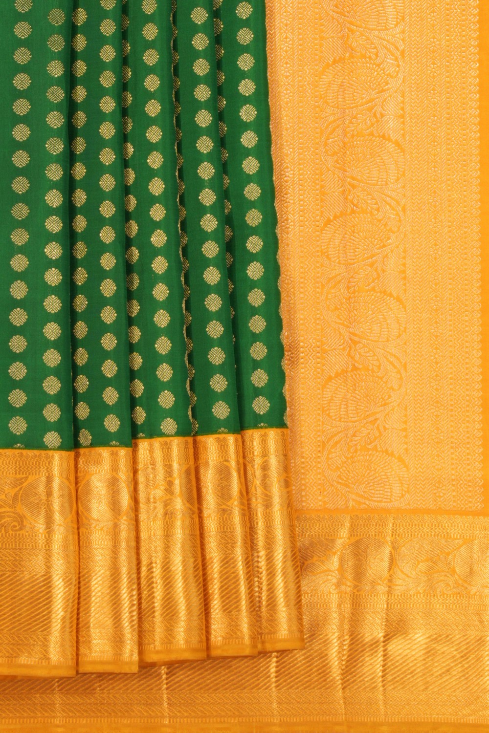 Arani Silk Green Saree