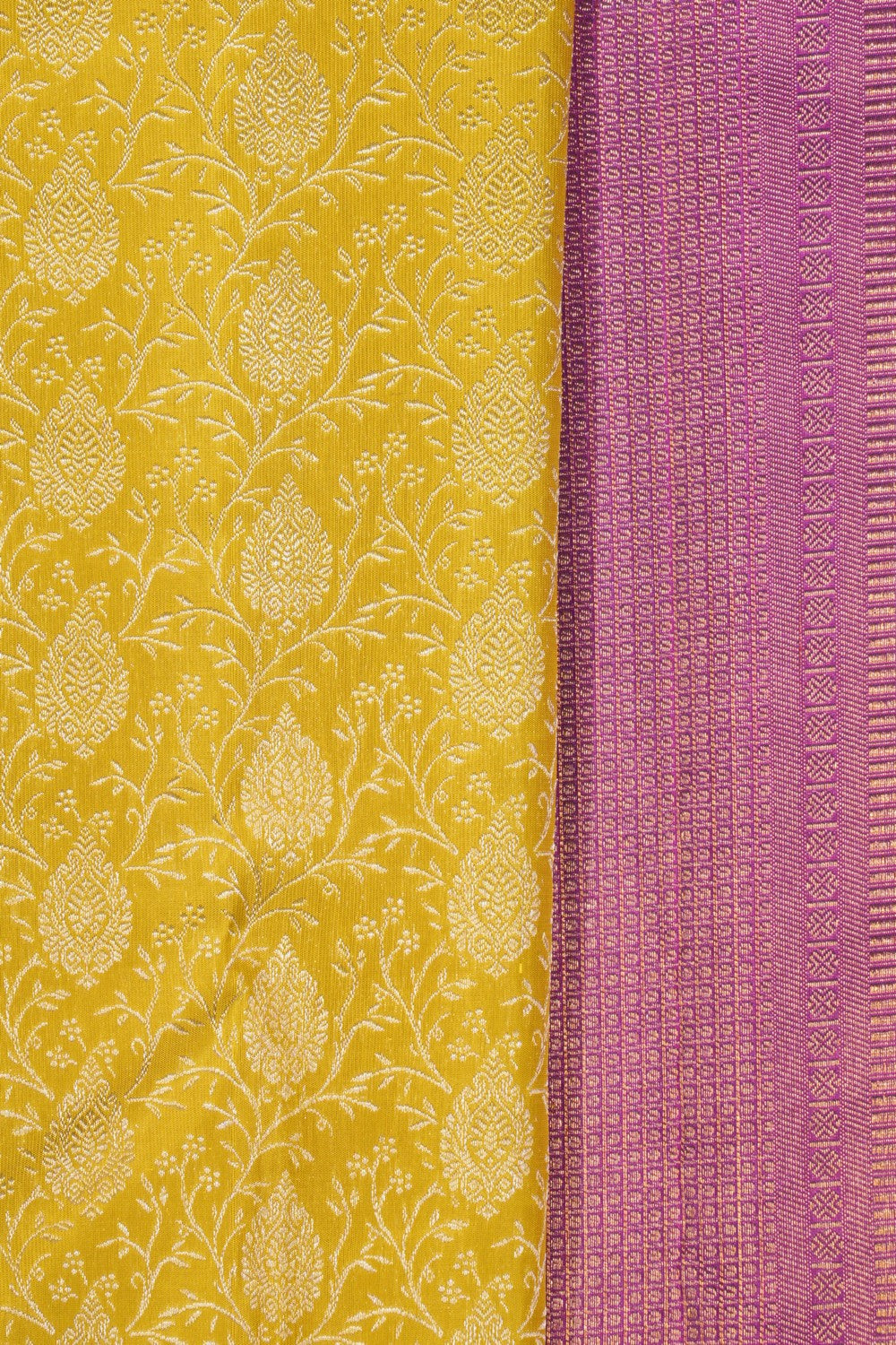 Image of Kanchipuram Silk Spring Green Saree