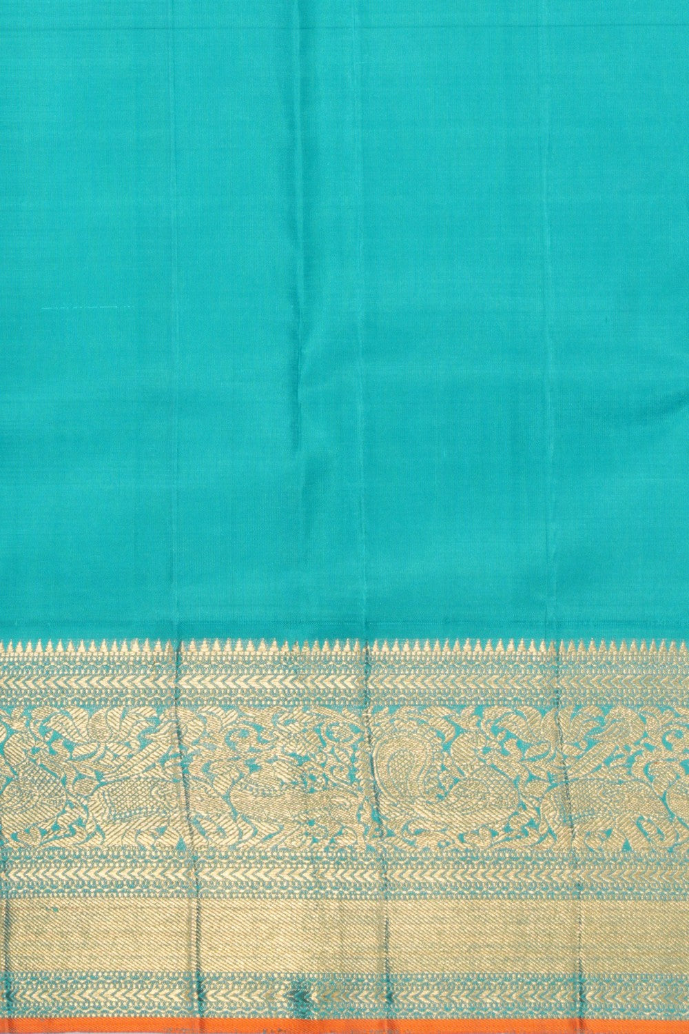 Image of Kanchipuram Silk Brocade Violet Saree