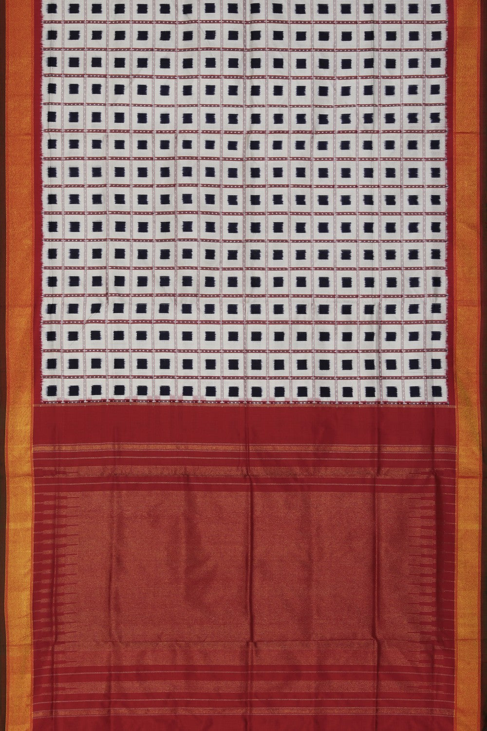 Image of Pochampally Ikat Silk Saree