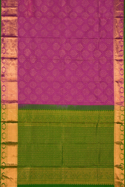 Image of Kanchipattu Brocade Purple Saree