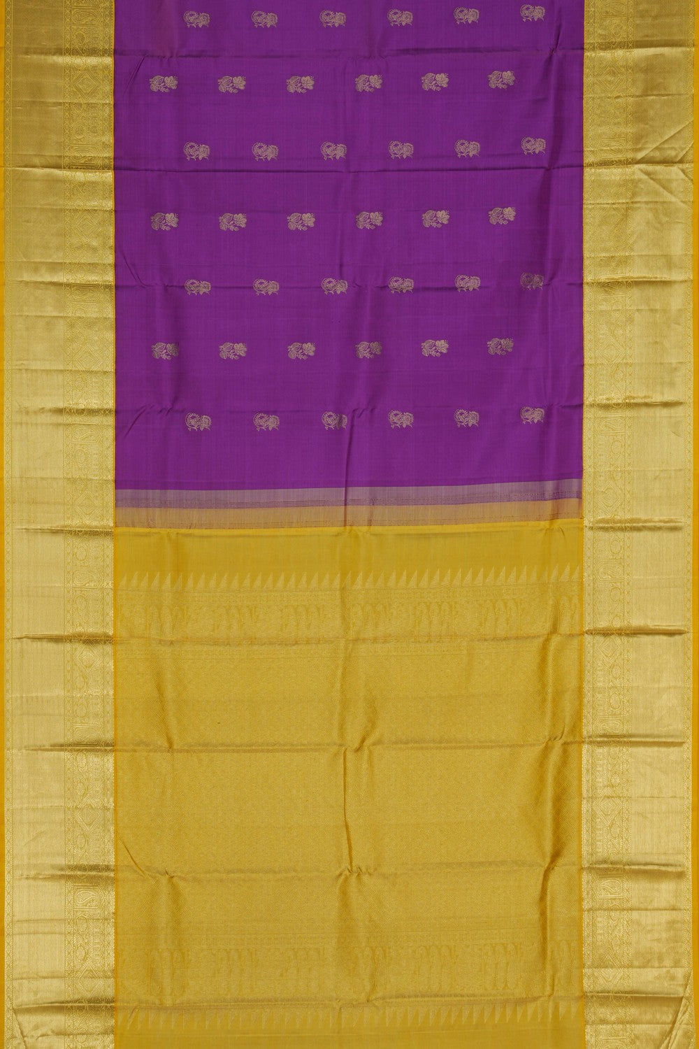 Image of South Silk Purple Saree