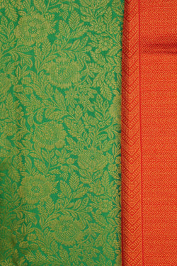 Image of Kanchipattu Brocade Green Saree