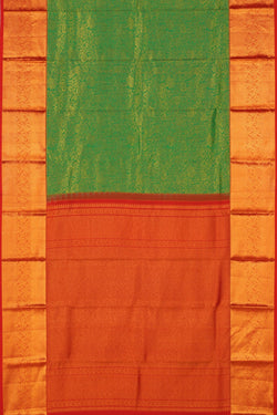 Image of Kanchipattu Brocade Green Saree