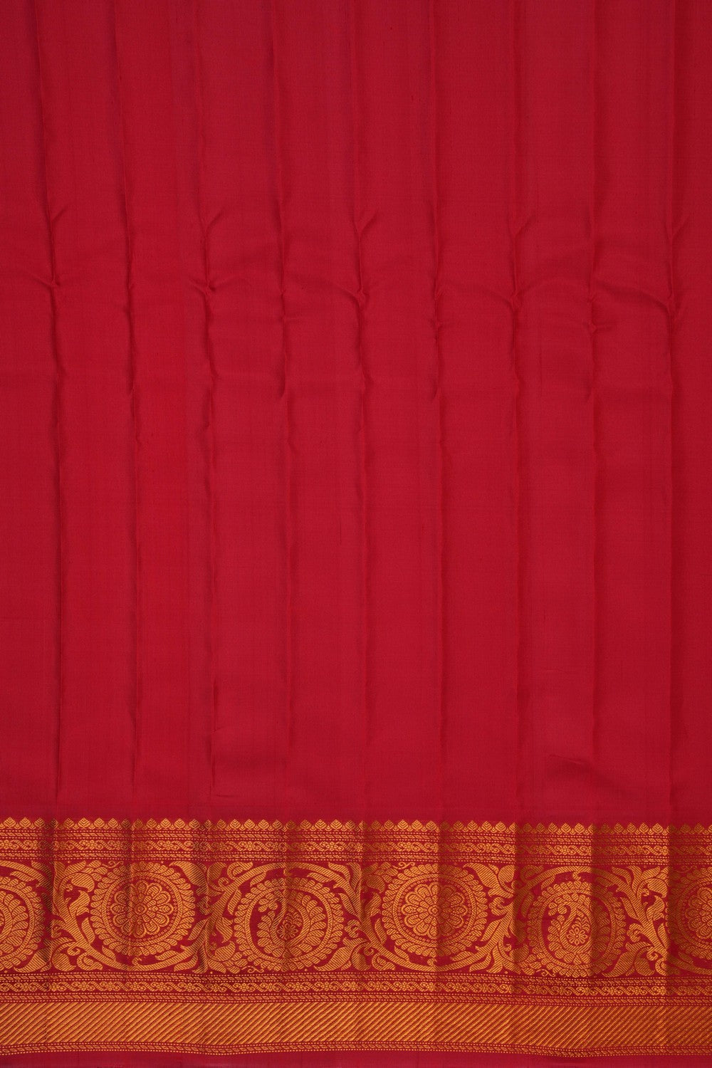 Image of Gadwal Silk Green Saree