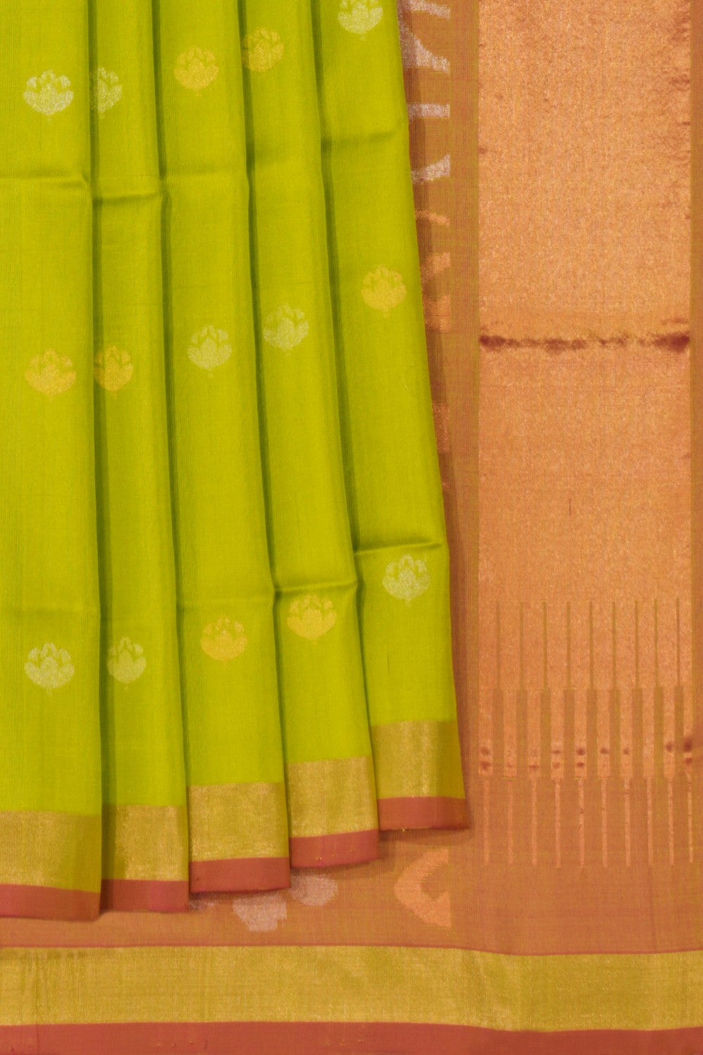 Uppada Silk Green Saree