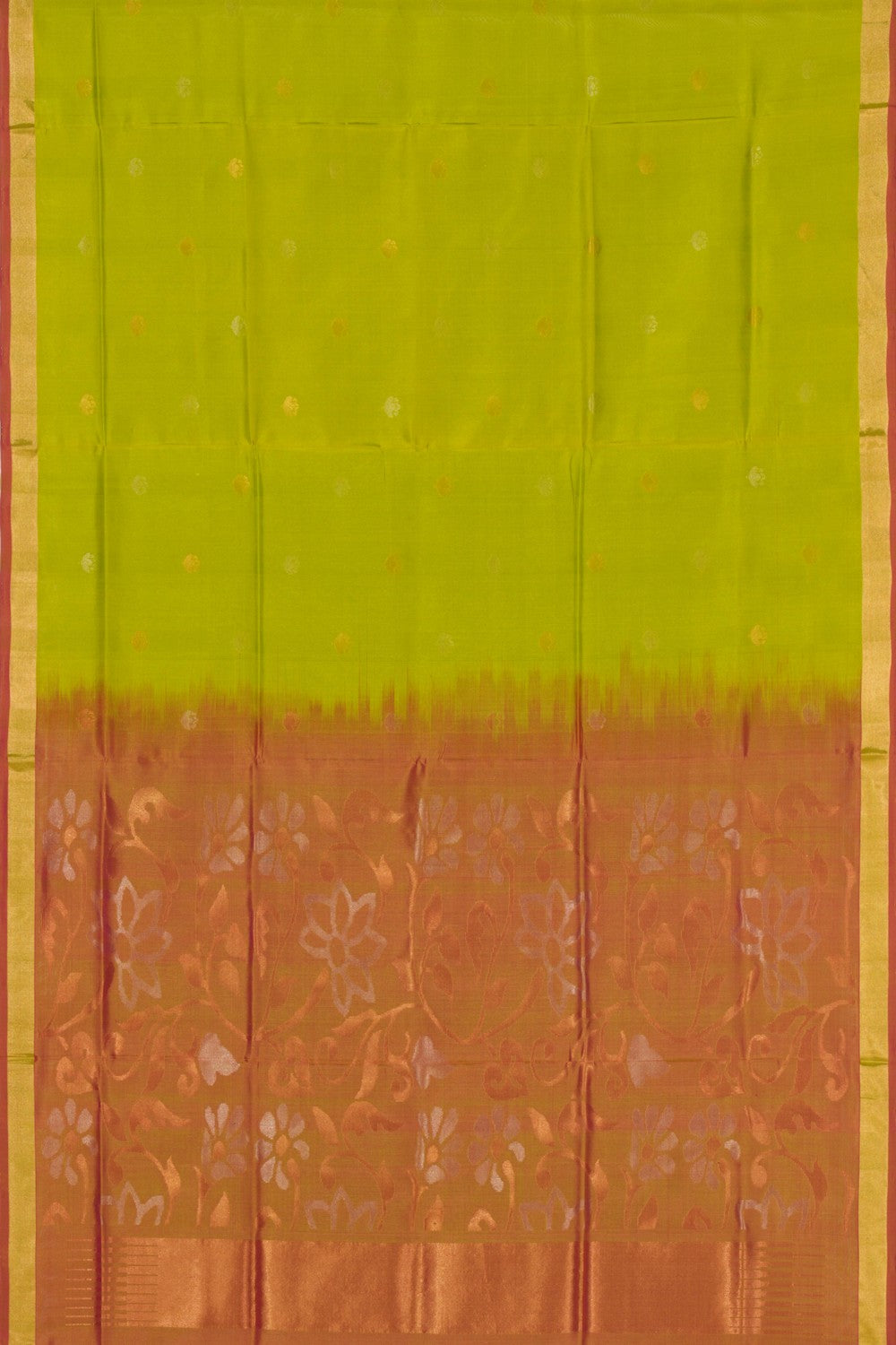 Uppada Silk Green Saree