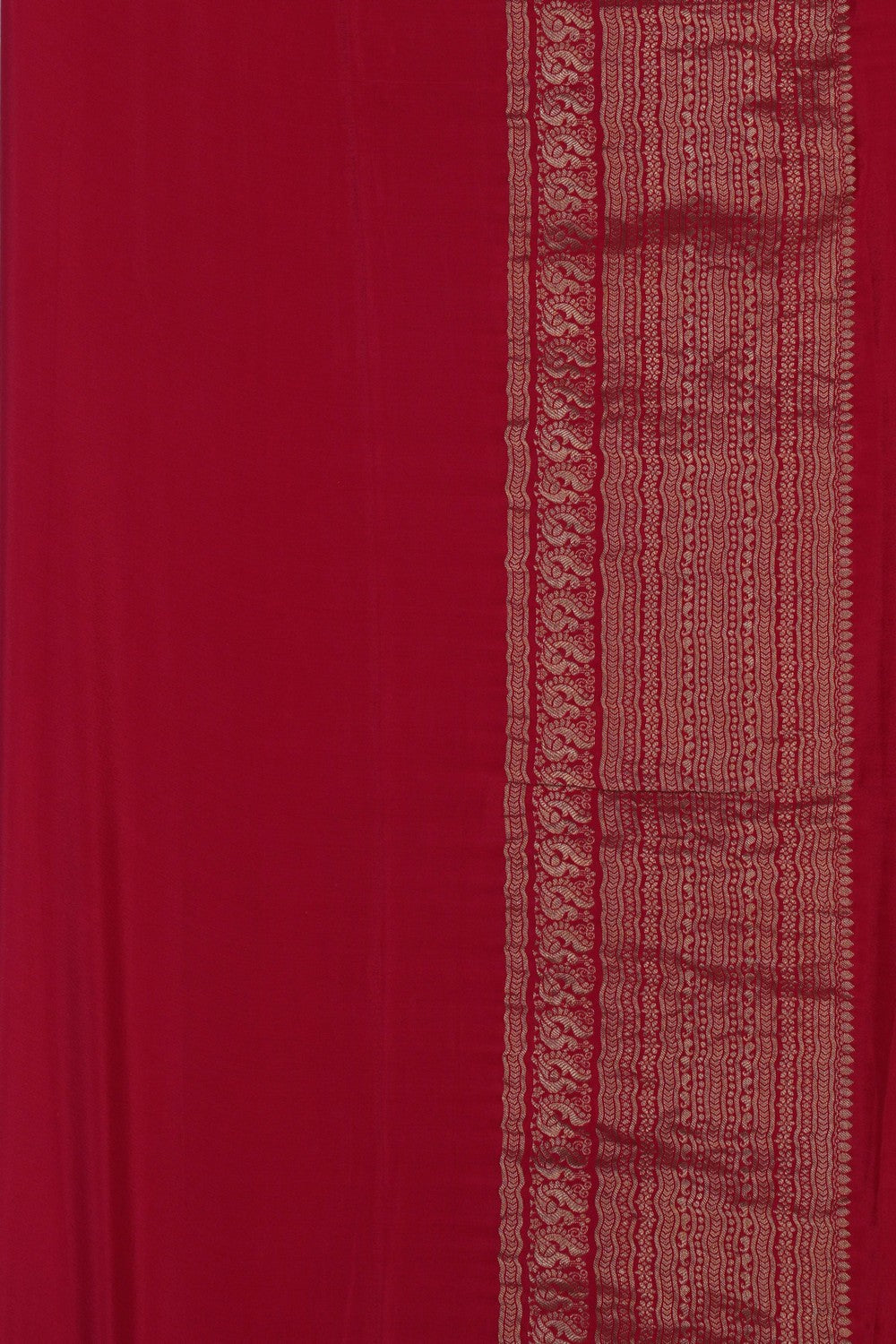 Image of Banarasi Crepe Yellow Saree