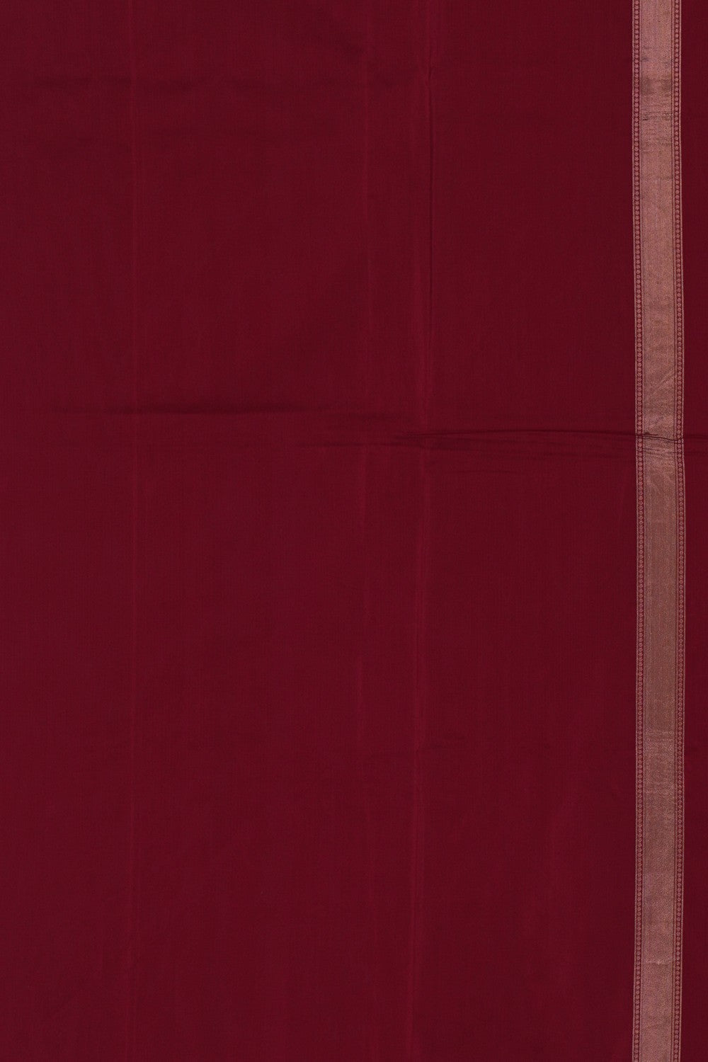 Image of Banarasi Brocade Silk Maroon Saree
