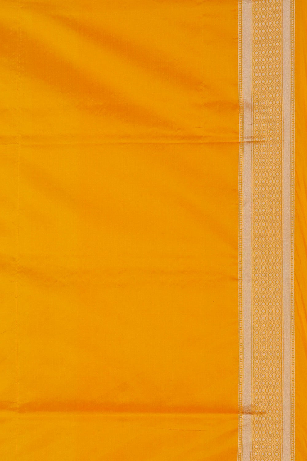 Image of Banarasi Brocade Silk Yellow Saree