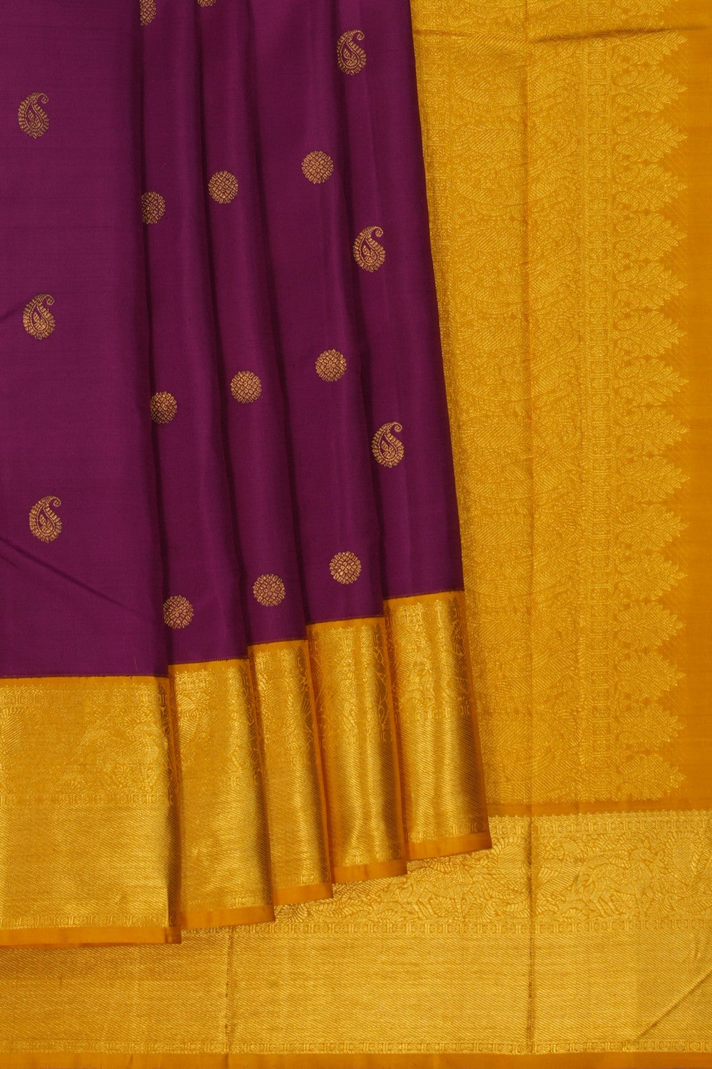 Image of Arani Silk Violet Saree