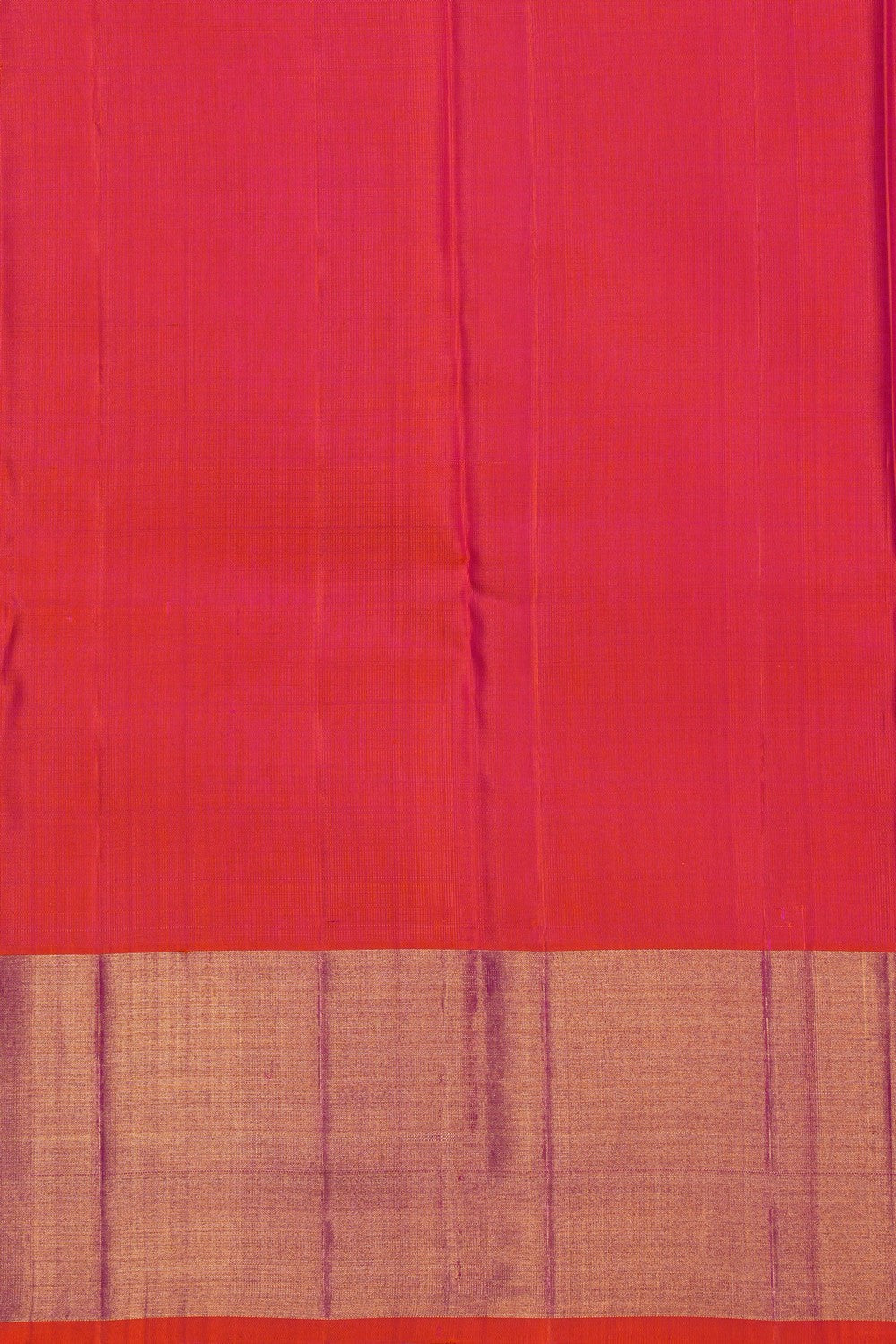 Image of Fuchsia-Pink Brocade Kanchipattu Saree