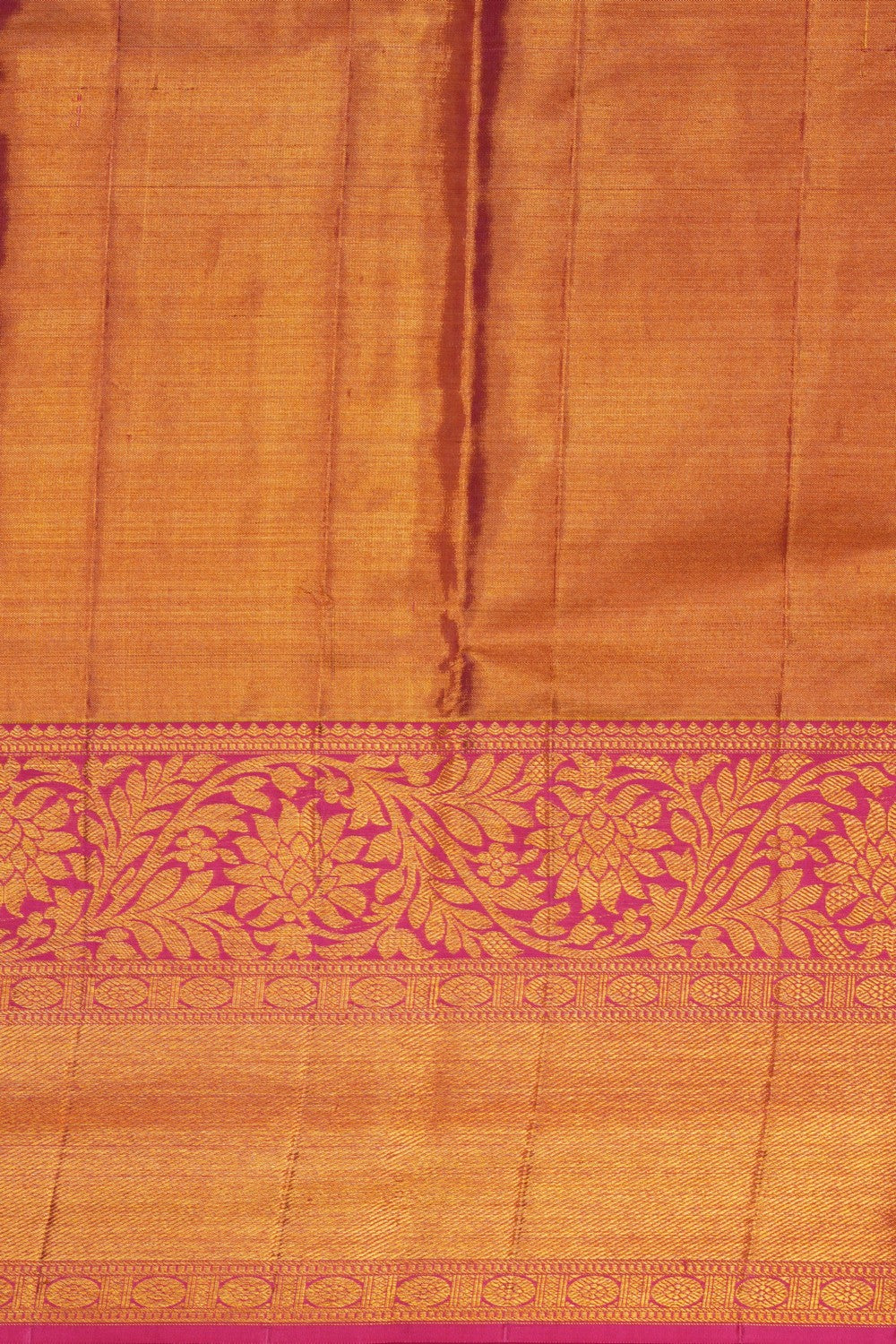 Image of Yellow Tissue Brocade Kanchipattu Saree