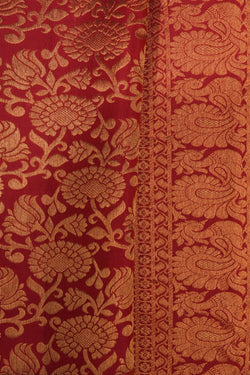 Image of Kanchipattu Brocade Red Saree