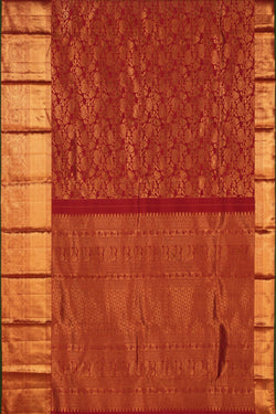 Image of Kanchipattu Brocade Red Saree