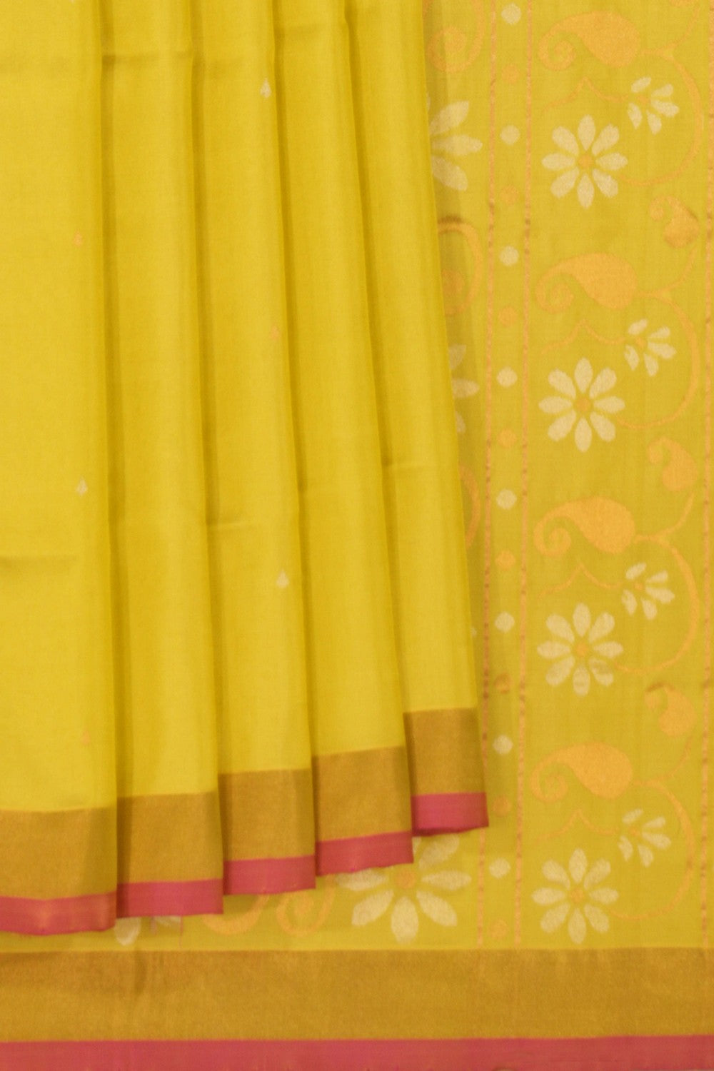 Uppada Silk Yellow Saree