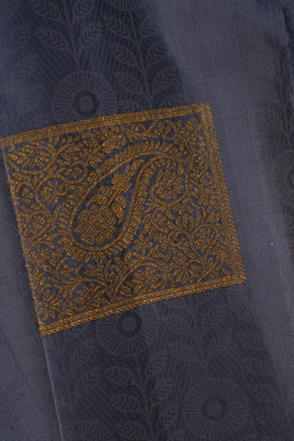 Image of Arani Silk Grey Saree