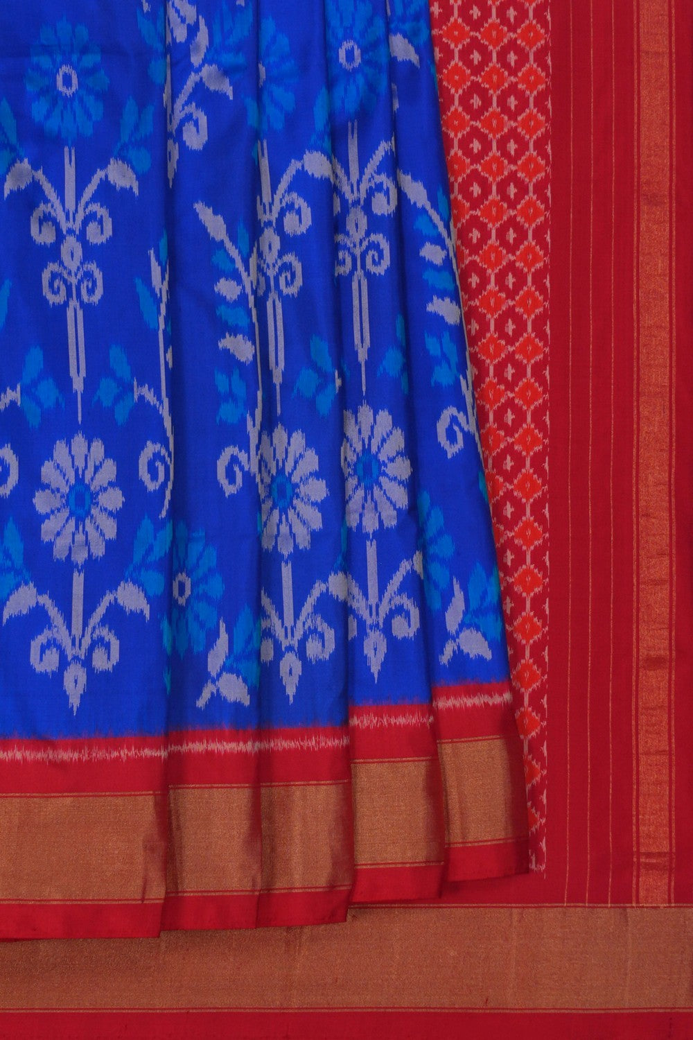 Image of Pochampally Ikat Silk Saree