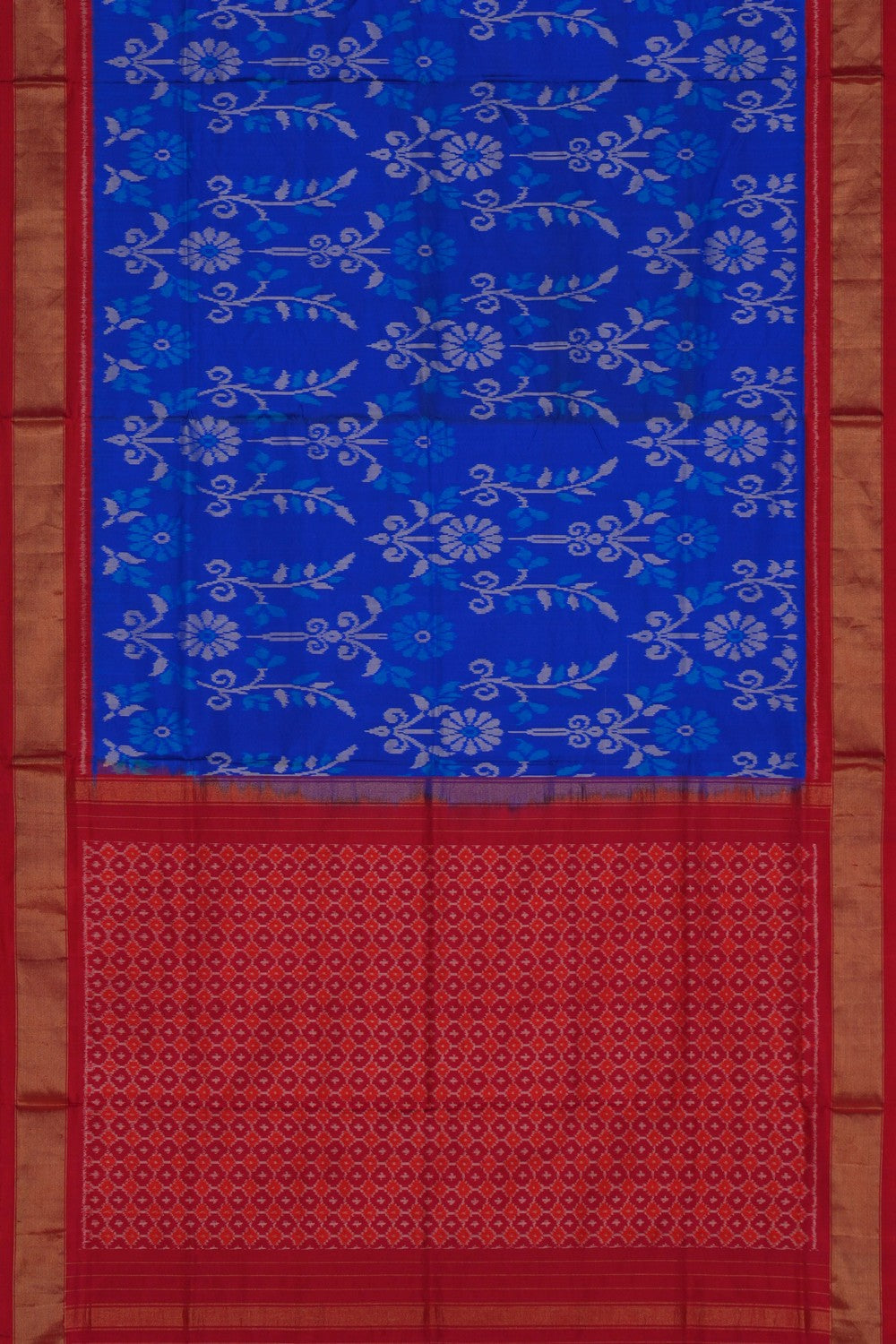 Image of Pochampally Ikat Silk Saree