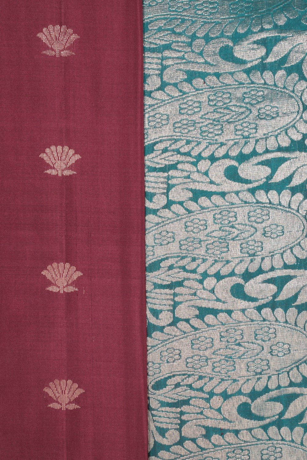 South Silk Moss Pink Saree