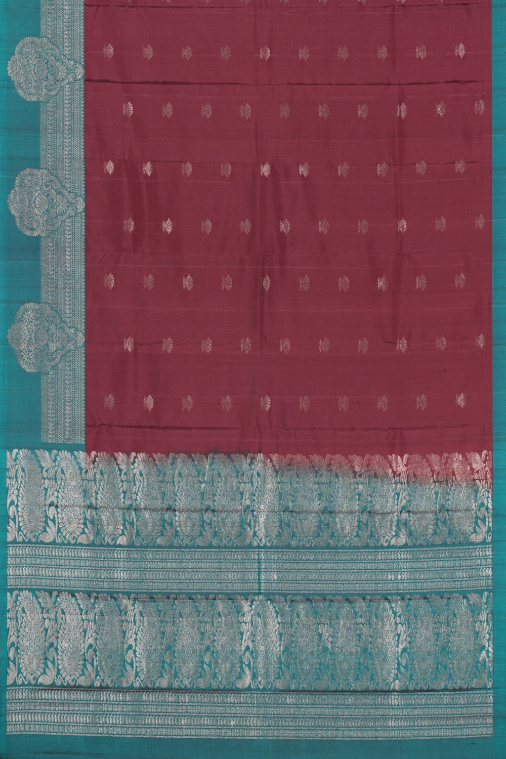 South Silk Moss Pink Saree