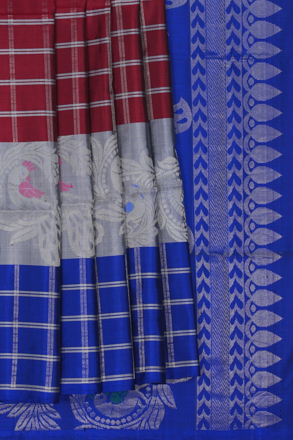 Image of South Silk Maroon Saree